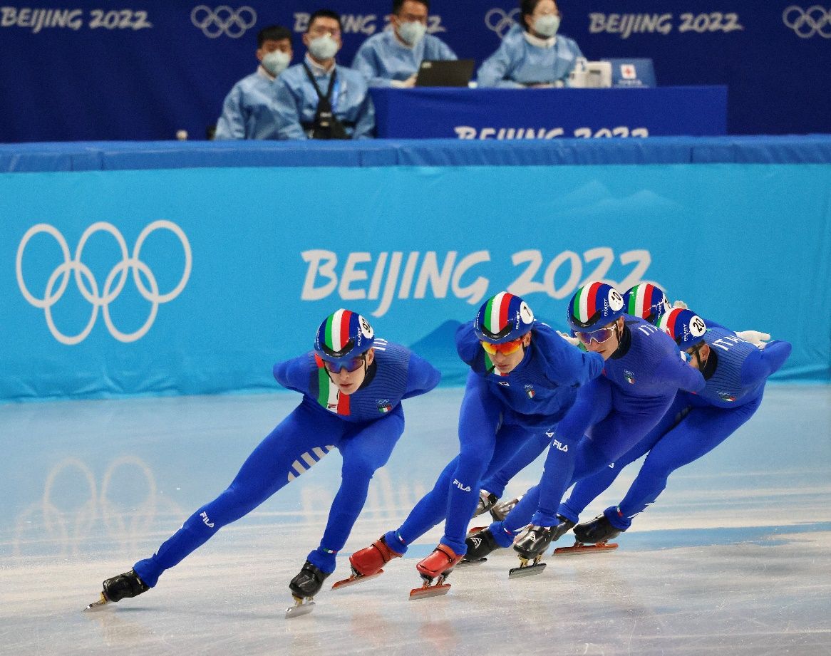 2022冬奥会运动员进场图片
