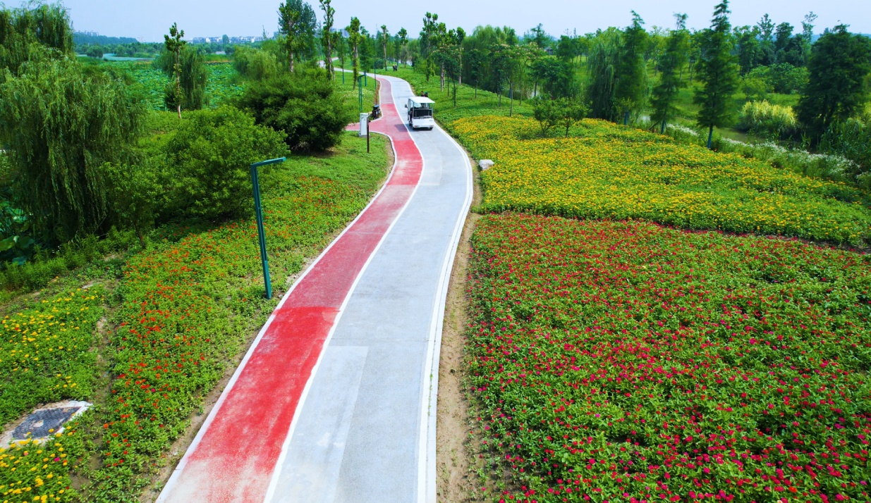 平天湖風景區:一路景觀煥新顏 